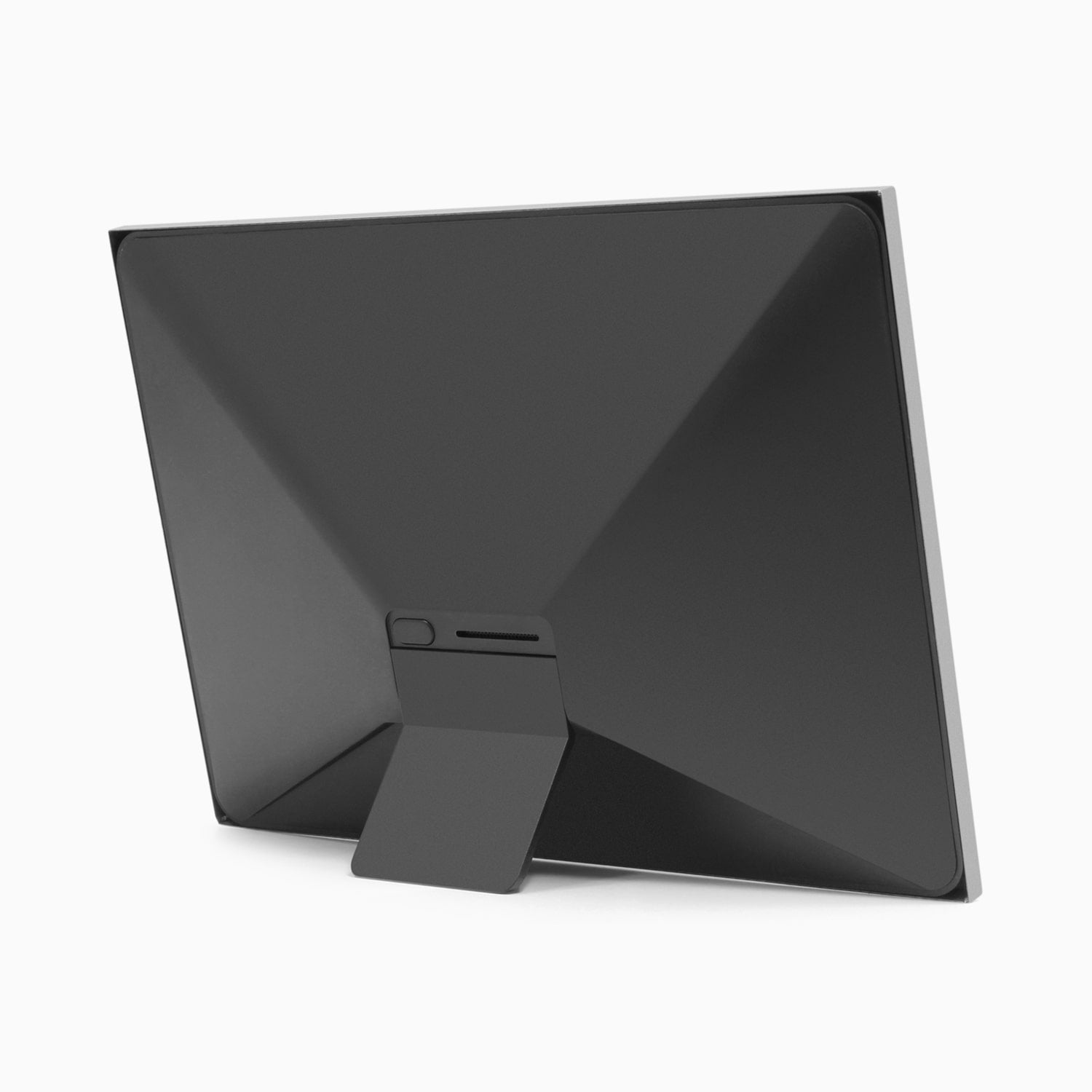 Aluratek 10-inch silver ips touchscreen wifi digital photo frame 16gb back