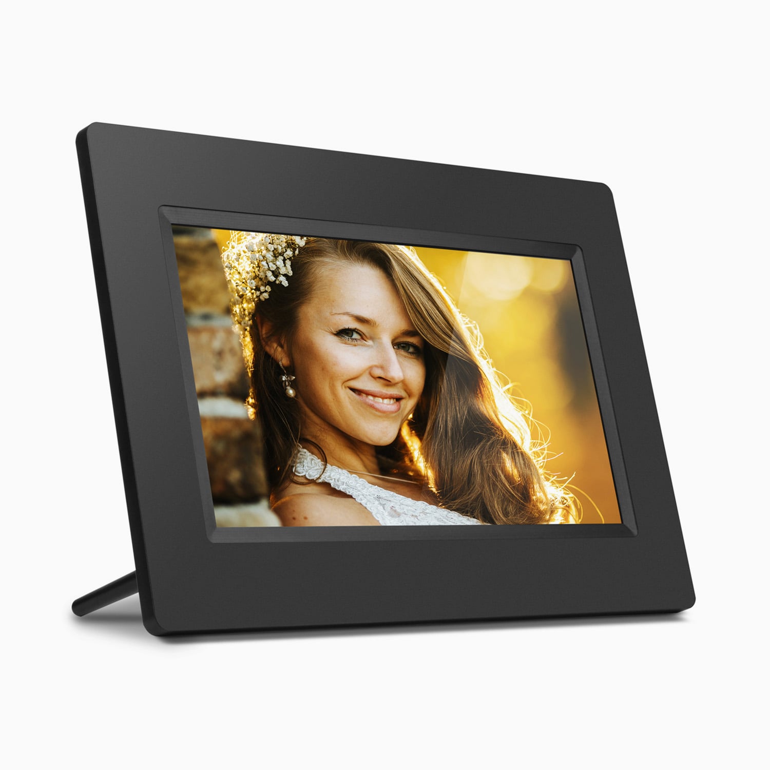 aluratek 7-inch ips touchscreen wifi digital photo frame 8gb hero