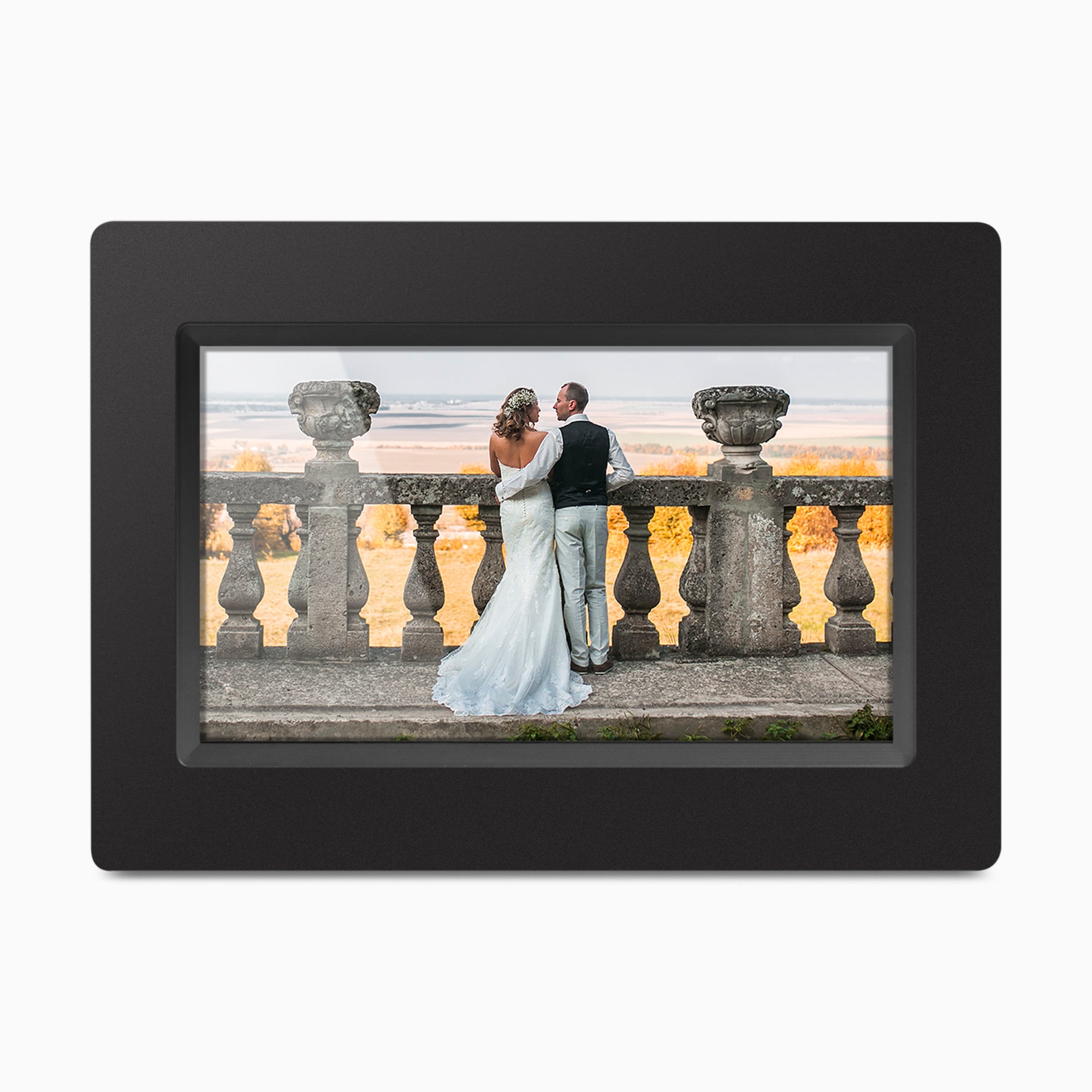 aluratek 7-inch ips touchscreen wifi digital photo frame 8gb main