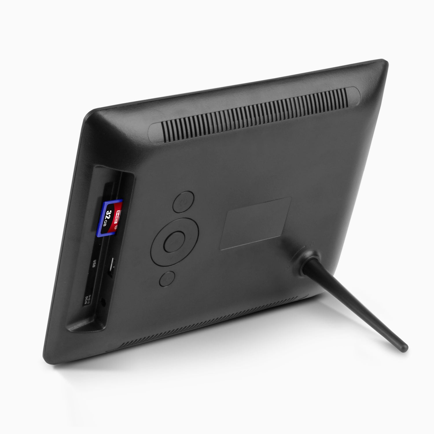 aluratek 8 digital photo frame 4gb back