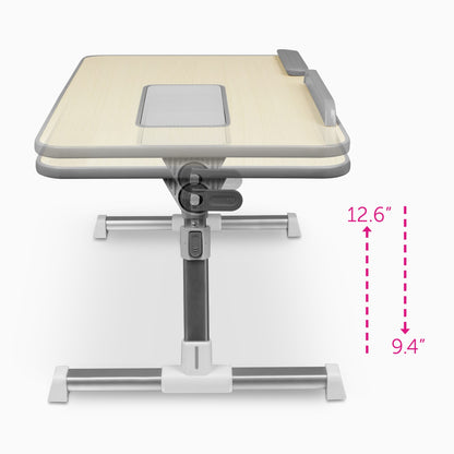 Aluratek Adjustable Ergonomic Laptop Cooling Table and Fan Height