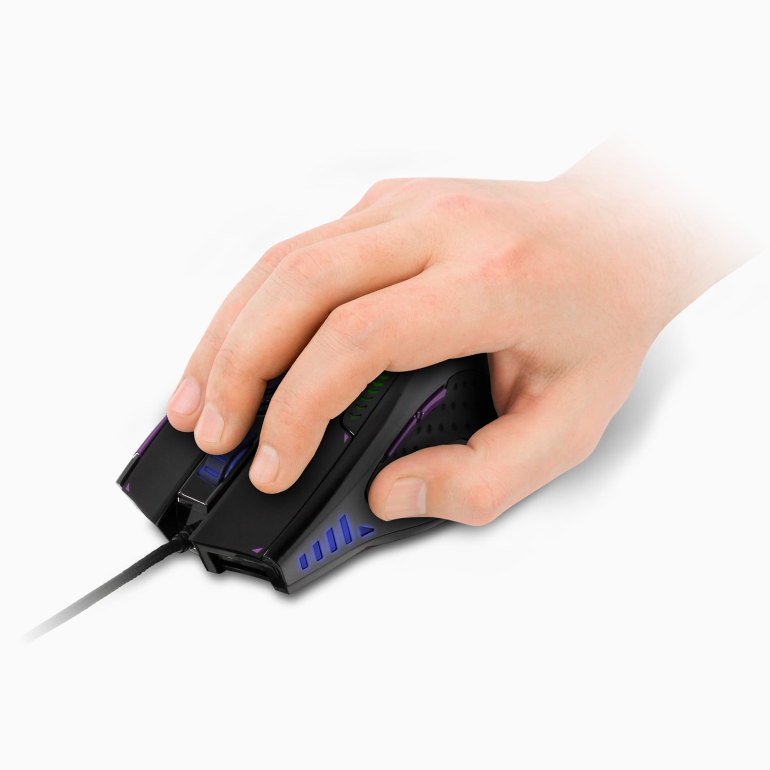 Aluratek G8 USB Laser Gaming Mouse angle Scale