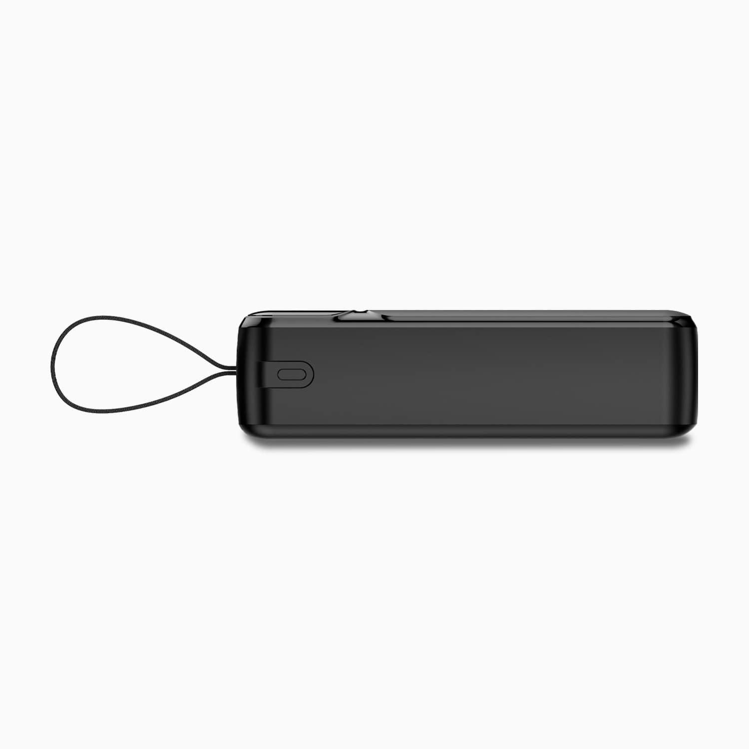 Aluratek portable 30k power bank 65W viewer side black