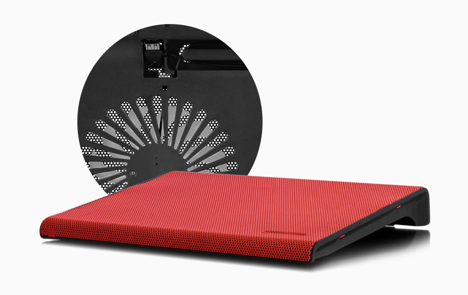 Aluratek Slim USB Laptop Cooling Pad Portable Design