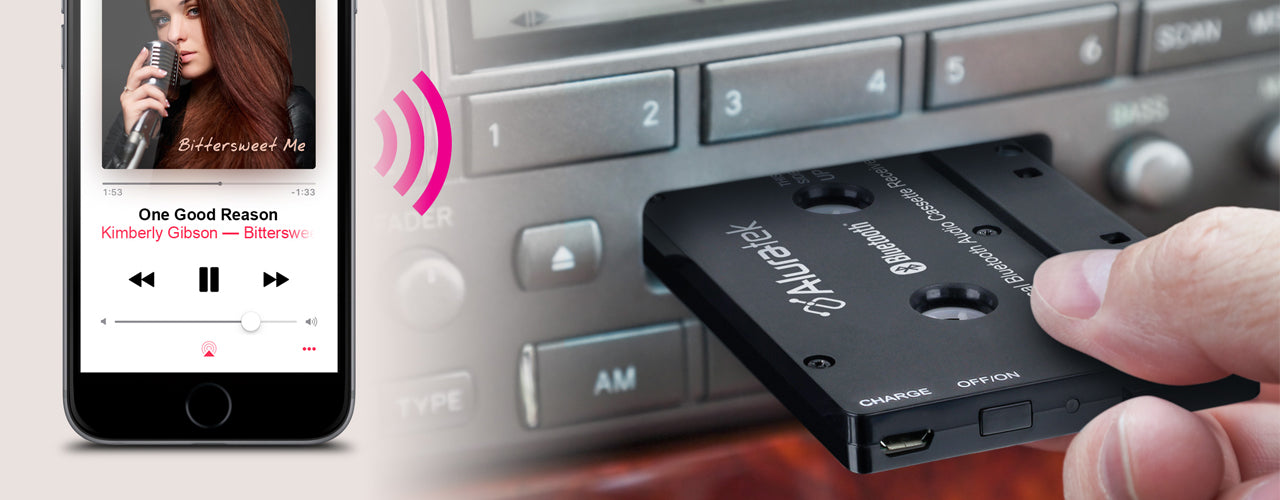 Older cars + the Bluetooth Audio Cassette Receiver = New Love
