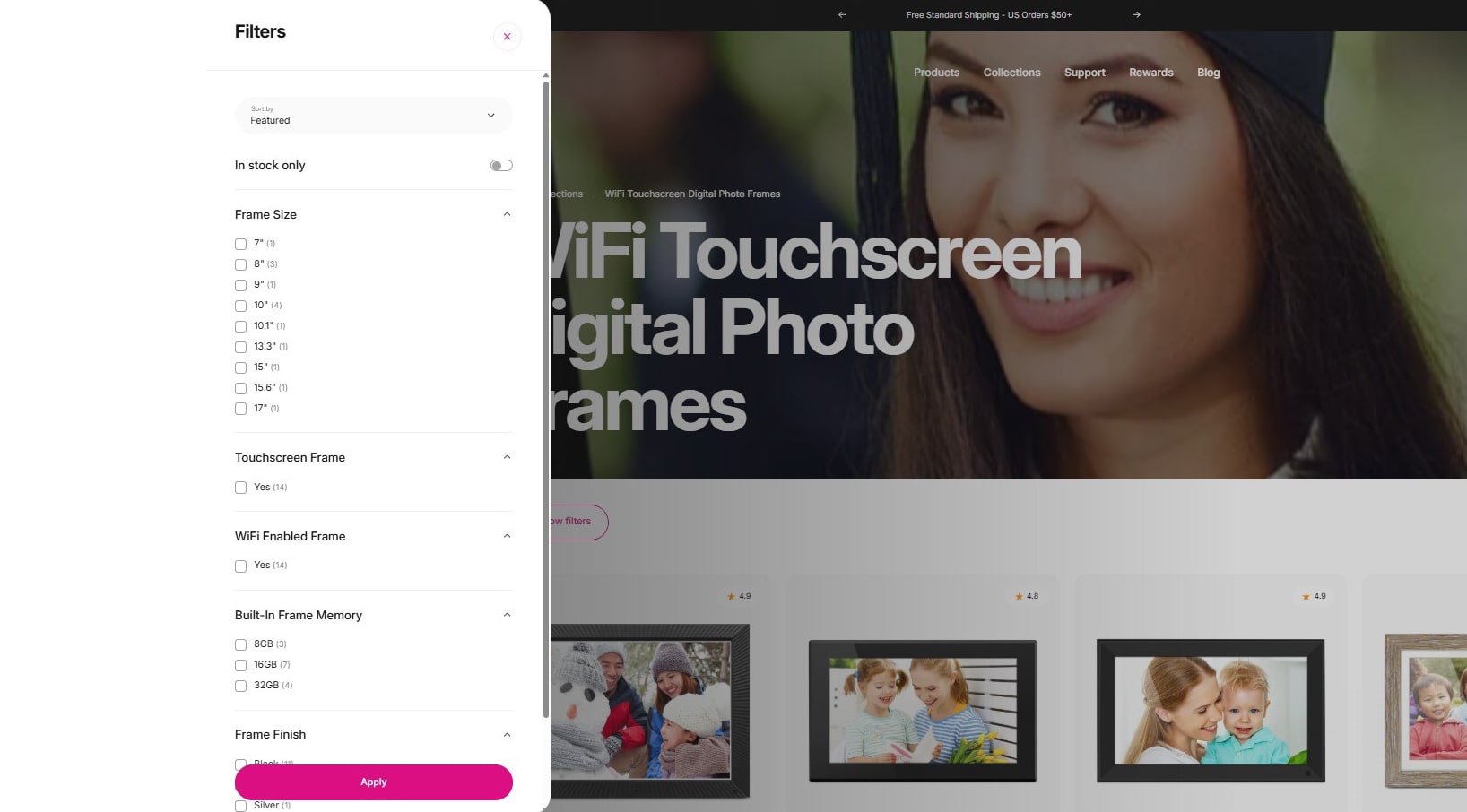 Elevate Your Shopping Experience: Discover the New “Filter” Feature on Our Product Landing Pages