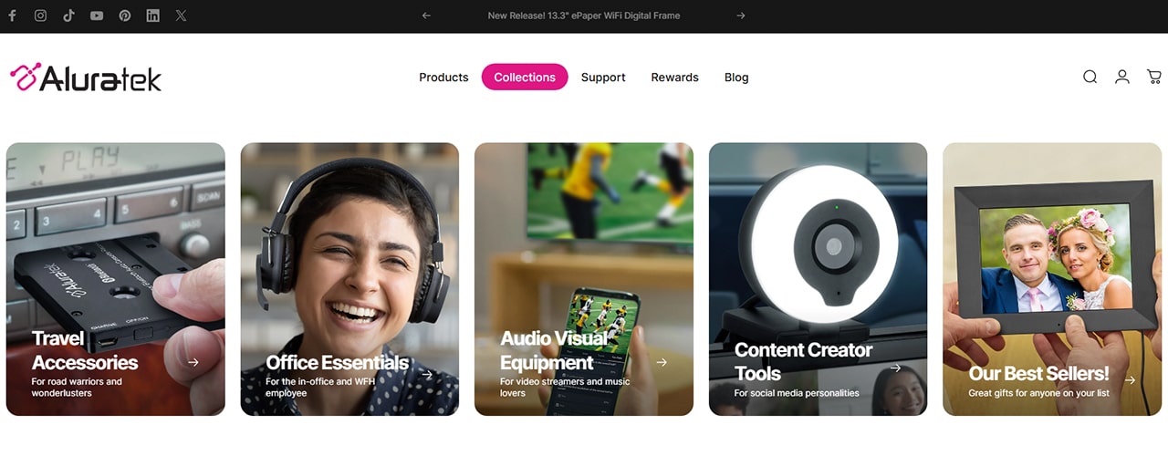 Collections Mega Menu